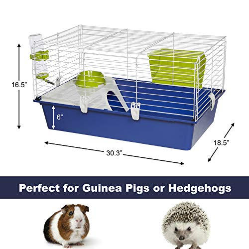 Foto 7 pulgar | Casas Para Mascotas Critterville Cleo Blu En Jaula Para Conejillos De Indias Del Medio Oeste - Venta Internacional.