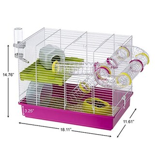 Foto 5 | Jaula Para Hámster Ferplast Luara Pequeña, Divertida E Interactiva - Venta Internacional.