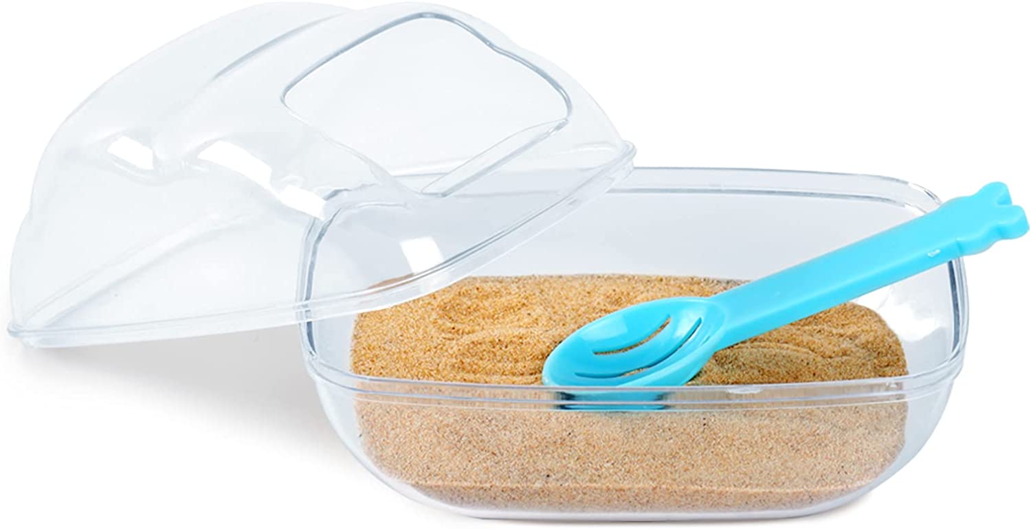 Foto 2 pulgar | Recipiente De Baño De Arena Para Hámster Huoguo, Plástico Transparente - Venta Internacional.