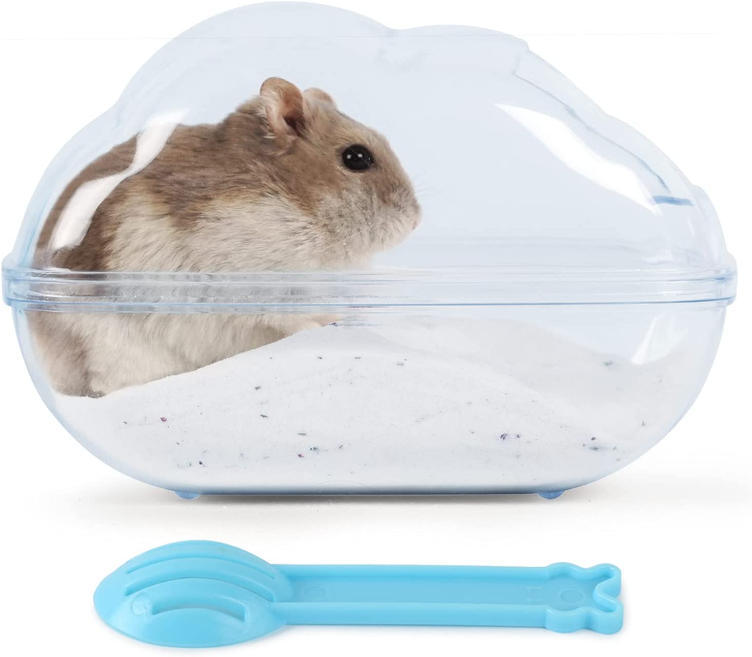 Foto 3 pulgar | Recipiente De Baño De Arena Para Hámster Huoguo, Plástico Transparente - Venta Internacional.