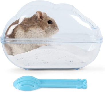 Foto 2 | Recipiente De Baño De Arena Para Hámster Huoguo, Plástico Transparente - Venta Internacional.