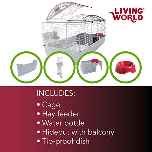 Foto 4 pulgar | Hábitat De Lujo Para Conejos Y Animales Pequeños De Cage Living World - Venta Internacional.