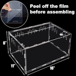 Foto 2 | Terrarium Winemana Recinto Para Reptiles Y Tarántulas, 40 X 28 X 15 Cm - Venta Internacional.