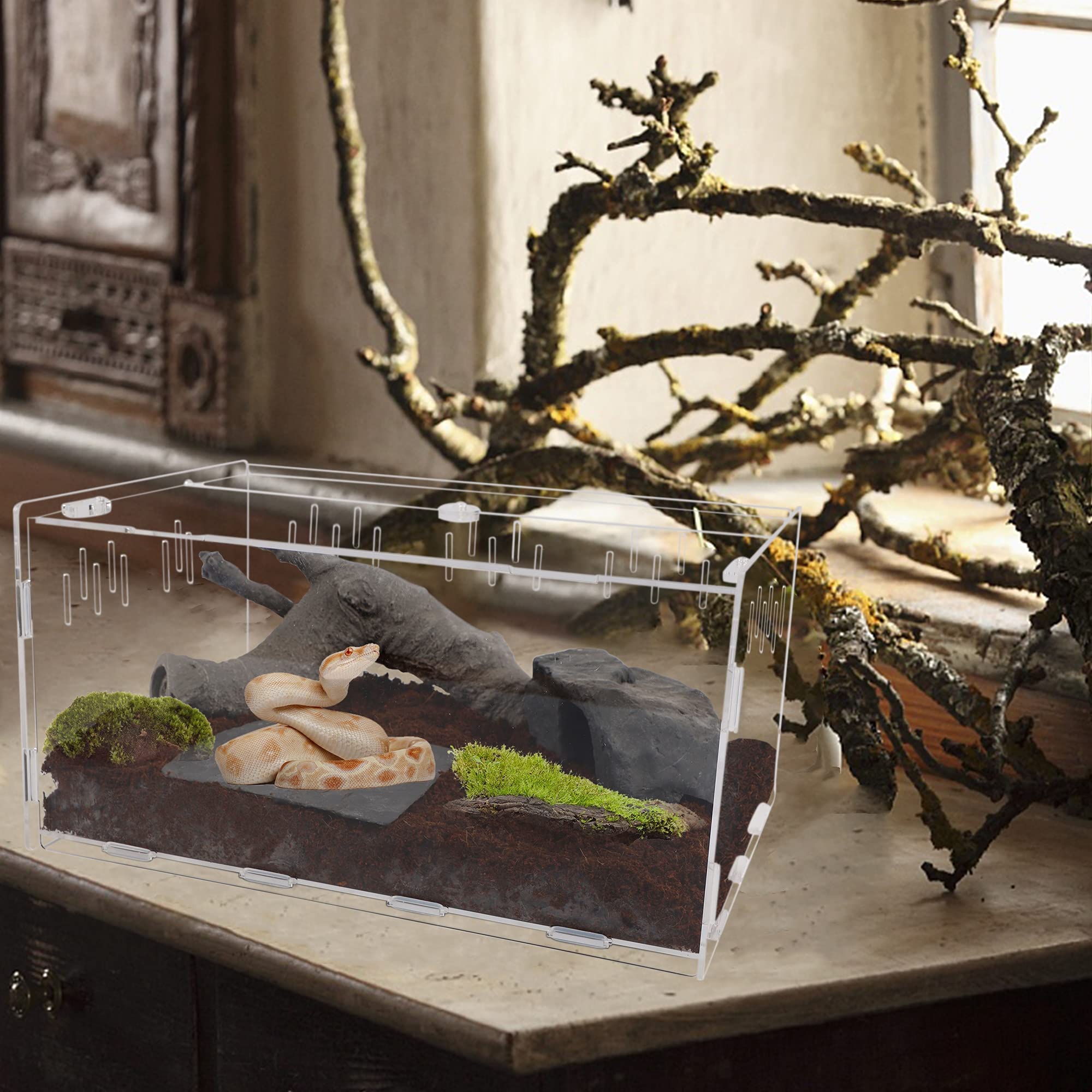 Foto 6 | Terrarium Winemana Recinto Para Reptiles Y Tarántulas, 40 X 28 X 15 Cm - Venta Internacional.