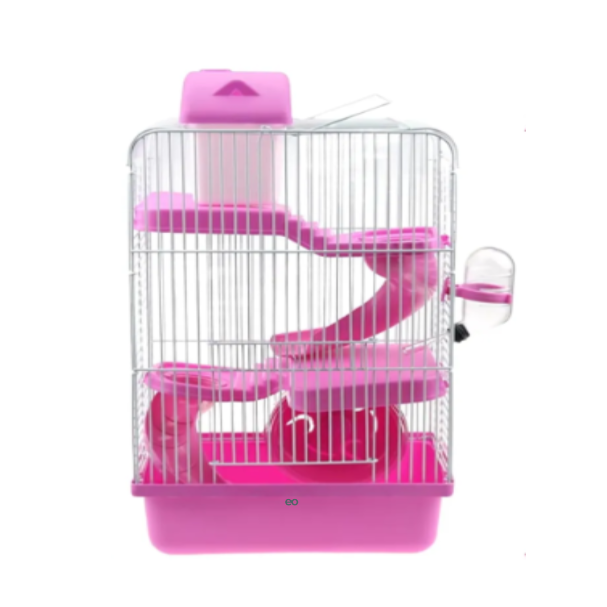 Foto 1 | Jaula De Hámster De 3 Pisos Con Tobogán Y Bebedero Eo Safe Imports Esi-18988 Rosa