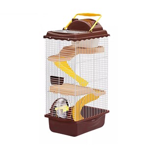 Foto 1 | Jaula De Hámster De 4 Pisos Con Tobogán Y Servidor De Agua Eo Safe Imports Esi-18980 Marrón