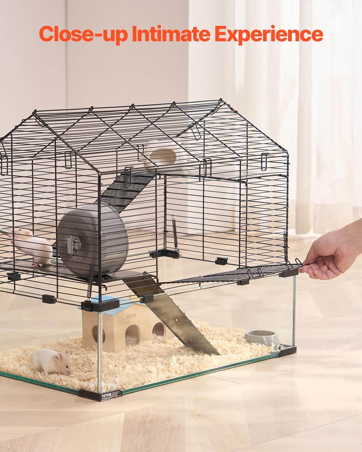 Foto 6 | Jaula Para Hámster Vevor Con Visión De 360°, Transparente, Con Botella De Agua - Venta Internacional.