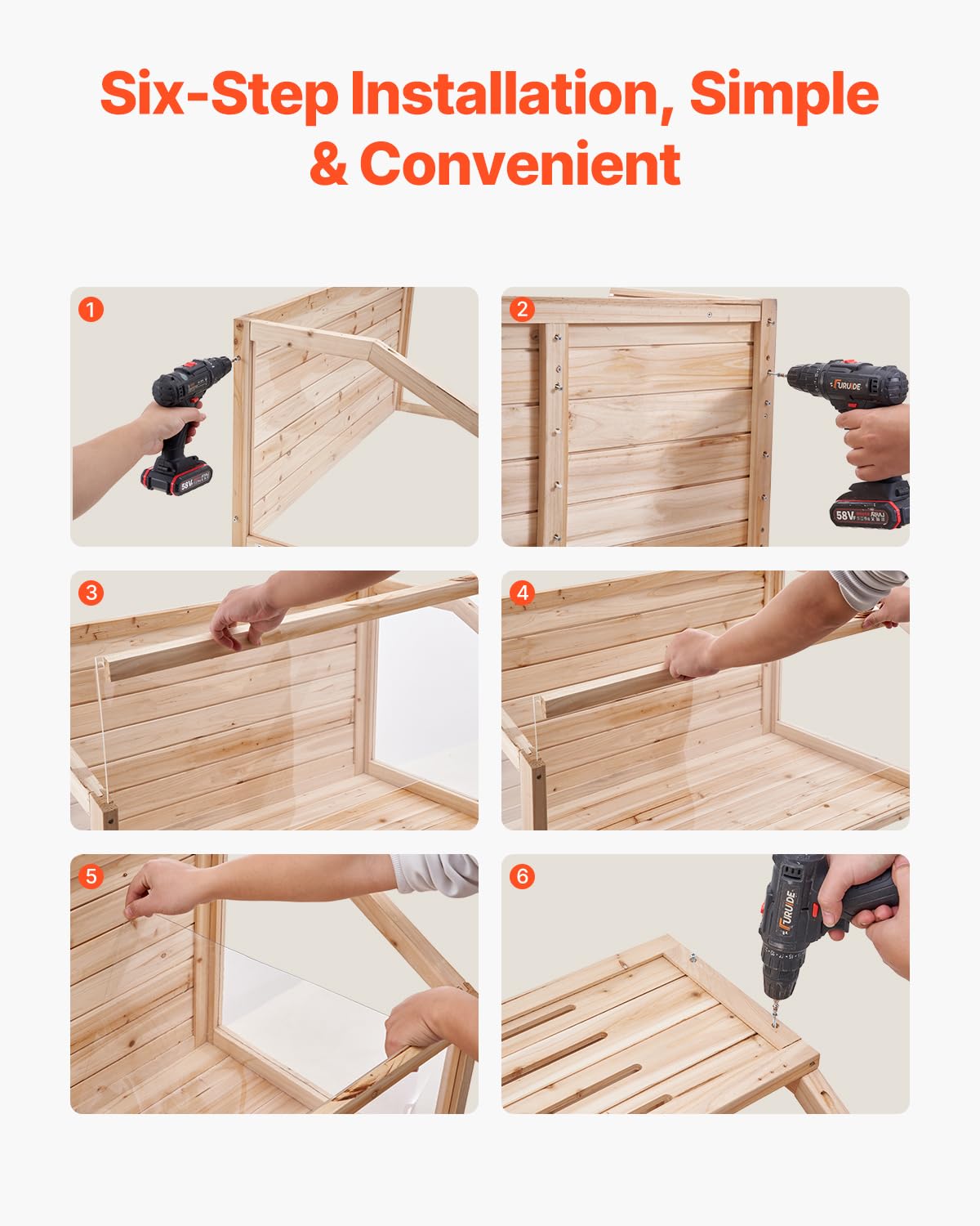 Foto 5 pulgar | Jaula Para Hámster Vevor, De Madera, 270°, Para Ver, 82 X 41 X 41 Cm - Venta Internacional.
