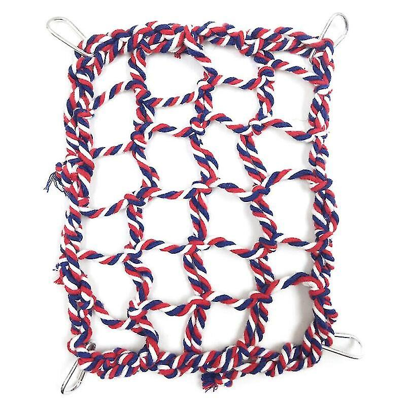 Foto 2 pulgar | Hamaca Bird Toy Huoguo, Red Para Loros, Con Forma De Escalera, Balancín, Color Rojo - Venta Internacional.