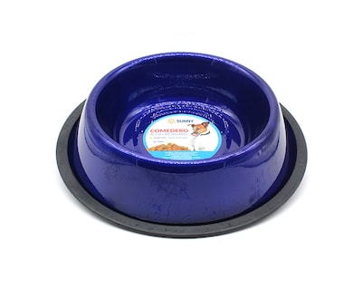 Foto 1 | Plato para Mascota Sunny color Azul de 96 Oz de Acero Inoxidable Antiderrapante