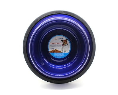 Foto 2 | Plato para Mascota Sunny color Azul de 96 Oz de Acero Inoxidable Antiderrapante