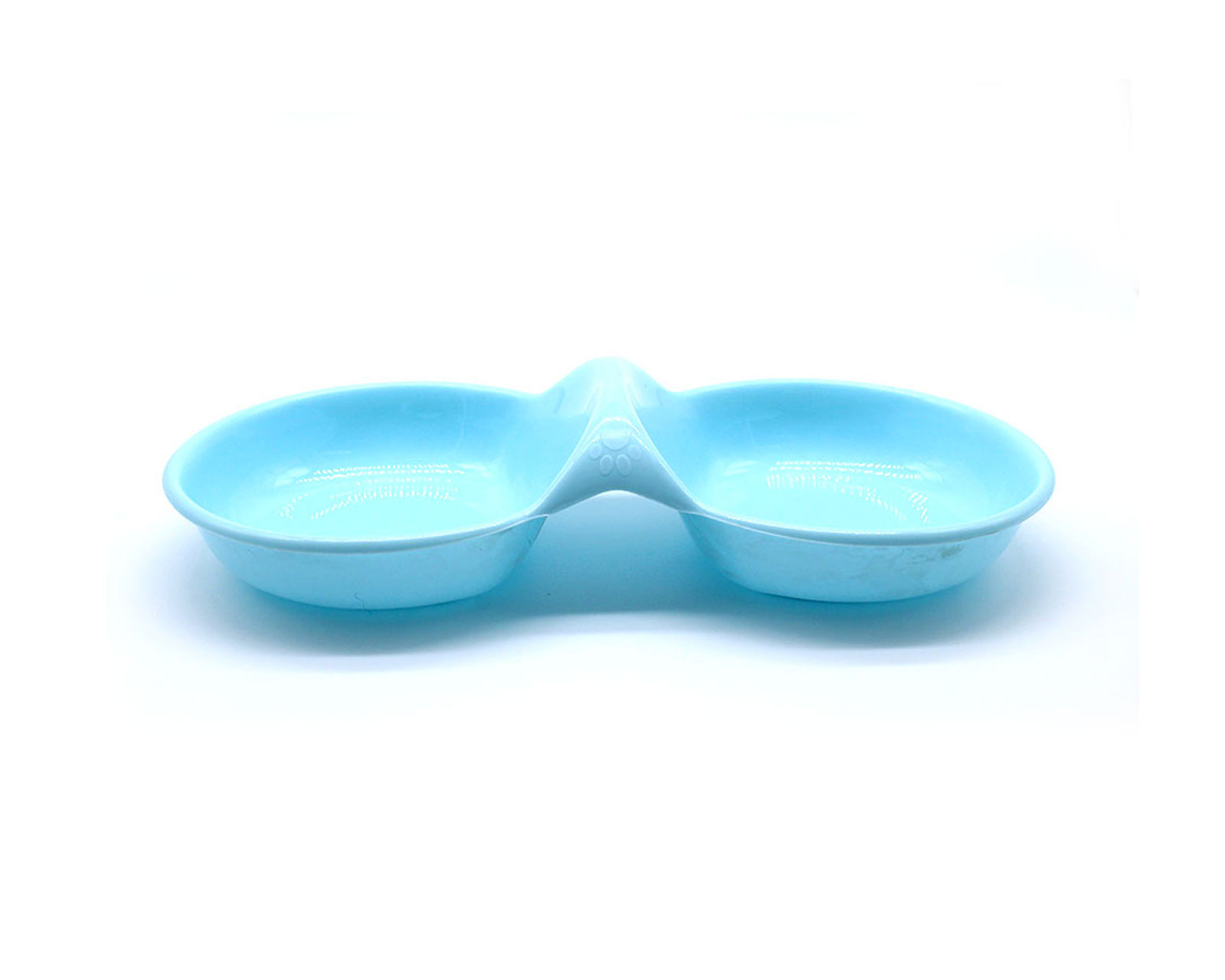 Foto 2 pulgar | Kit de 3 Platos Doble Bajío Pets Mini para Razas Pequeñas color Azul
