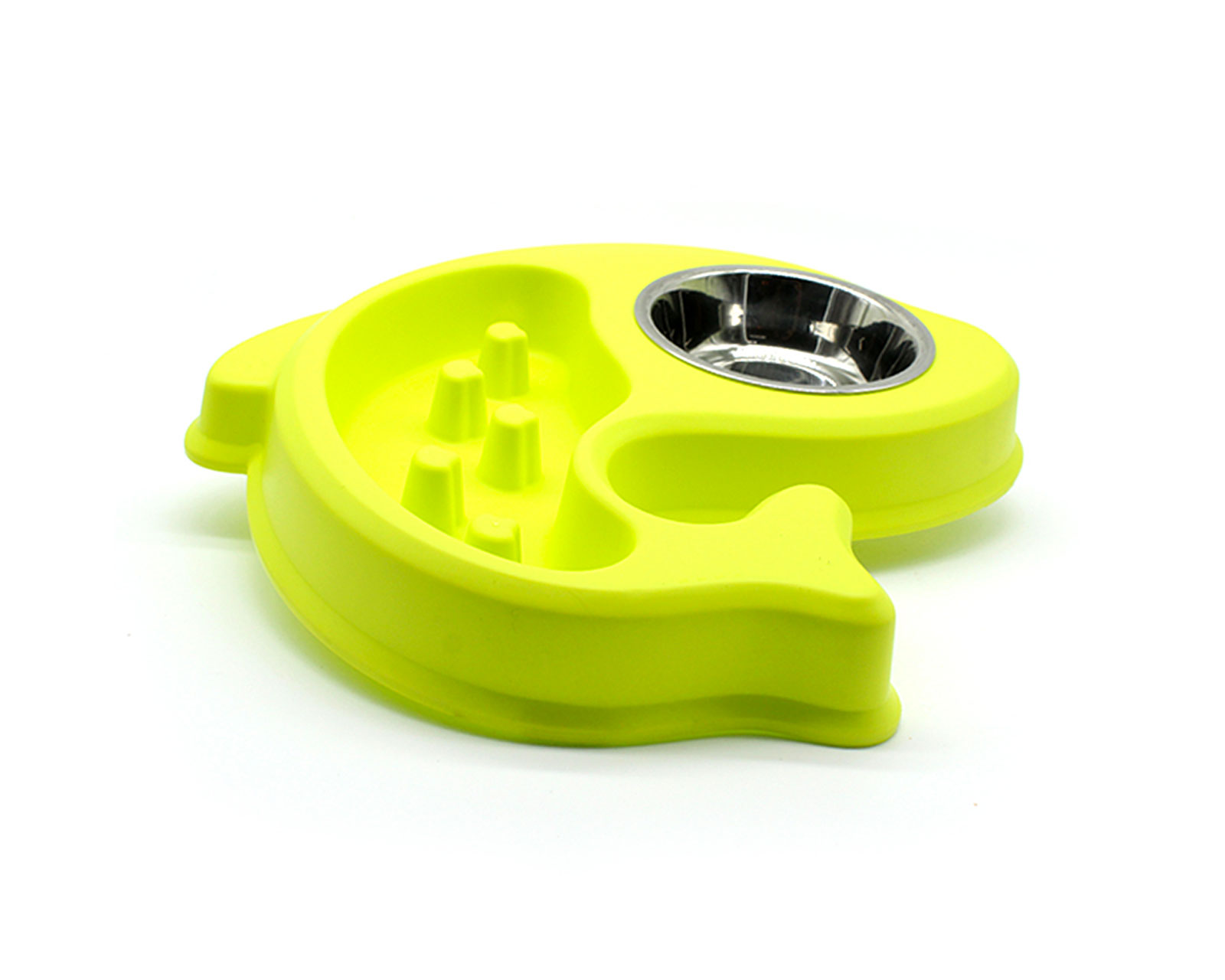 Foto 3 pulgar | Plato Moderador en Forma de Pez color Verde - BajíoPets