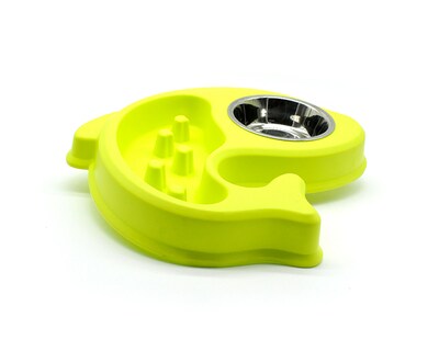 Foto 2 | Plato Moderador en Forma de Pez color Verde - BajíoPets