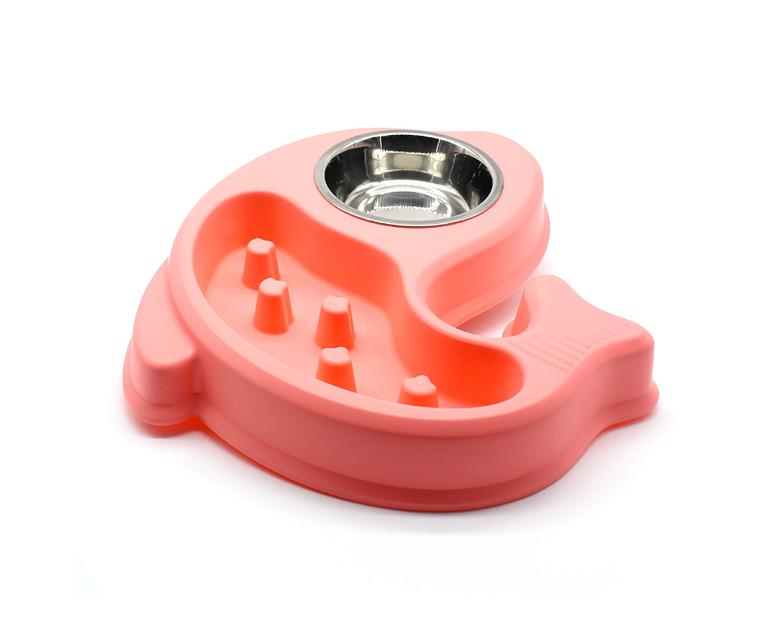 Foto 2 pulgar | Plato Moderador en Forma de Pez color Rosa - Bajíopets