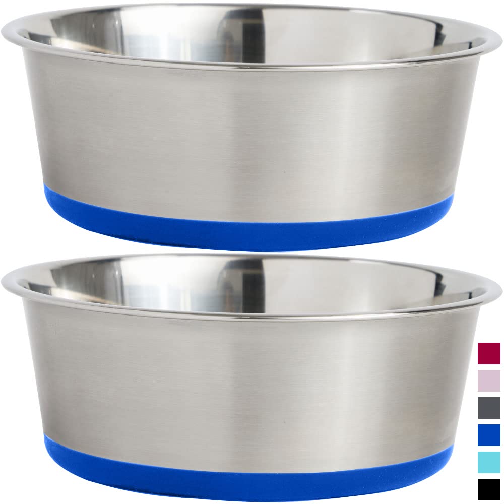 Foto 1 | Cuenco Para Perros Gorilla Grip De Acero Inoxidable, Juego De 2 Unidades, 1 Litro - Venta Internacional.