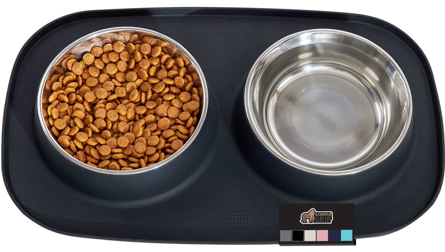Foto 1 | Cuencos Para Mascotas Gorilla Grip, 100% Impermeables, De Silicona Sin Bpa - Venta Internacional.