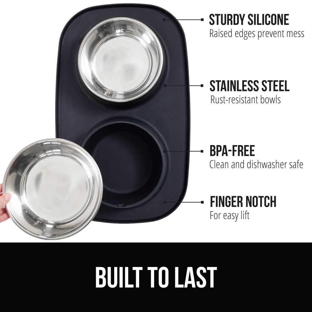 Foto 2 | Cuencos Para Mascotas Gorilla Grip, 100% Impermeables, De Silicona Sin Bpa - Venta Internacional.
