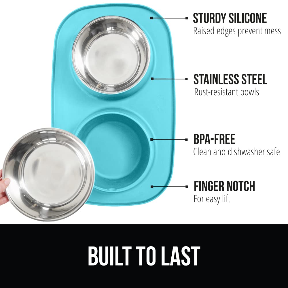 Foto 2 | Cuencos Para Mascotas Gorilla Grip, 100% Impermeables, De Silicona Sin Bpa - Venta Internacional.