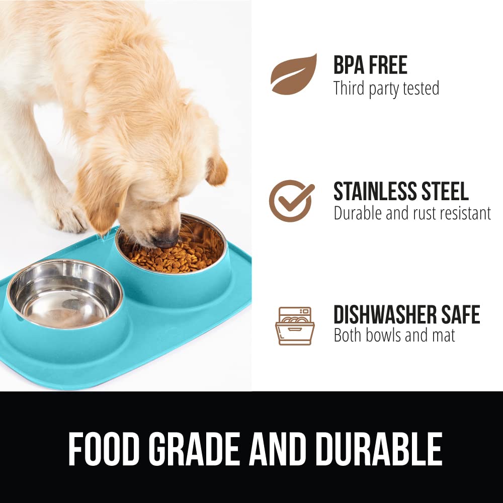 Foto 5 | Cuencos Para Mascotas Gorilla Grip, 100% Impermeables, De Silicona Sin Bpa - Venta Internacional.