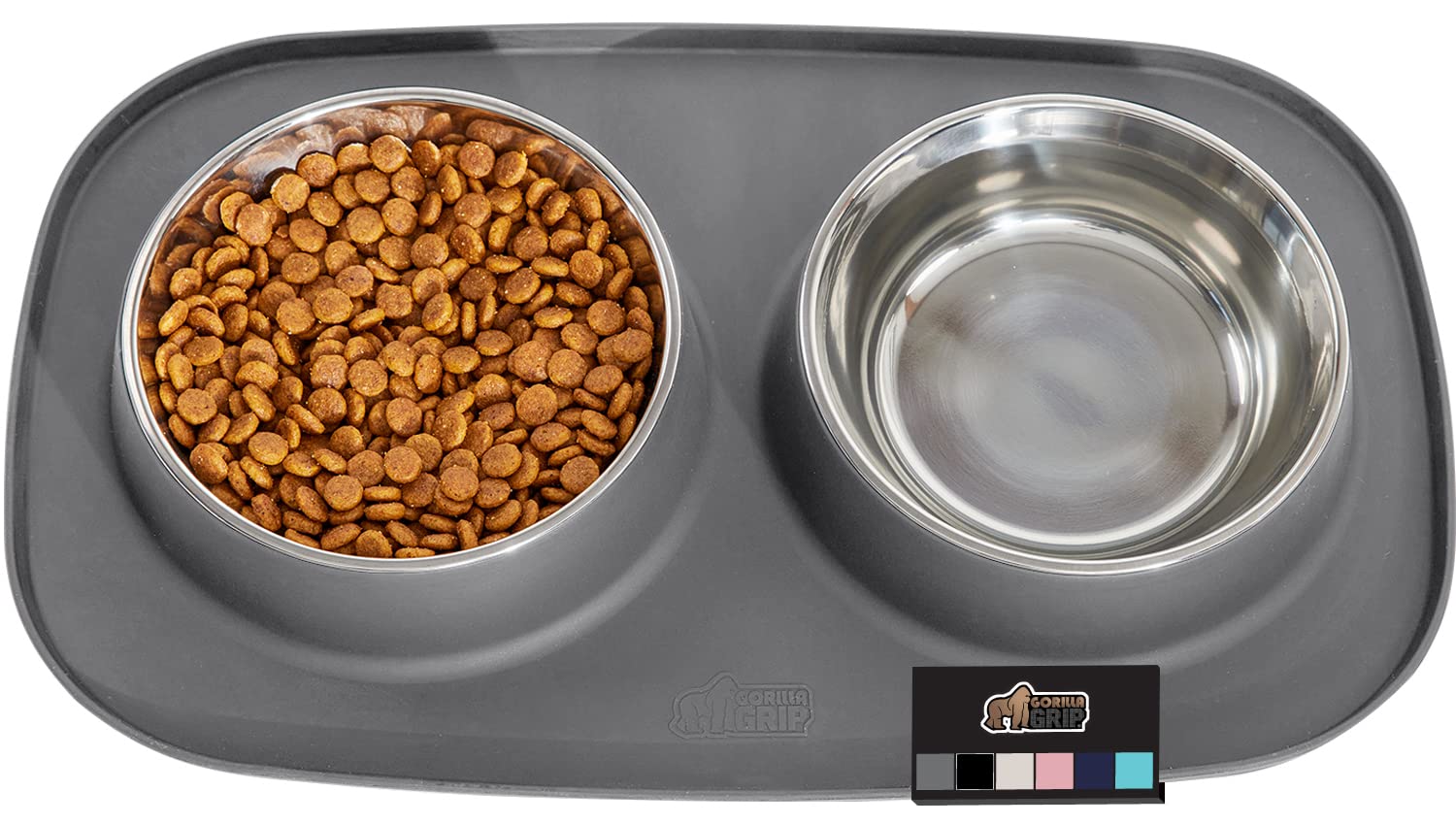 Foto 1 | Cuencos Para Mascotas Gorilla Grip, 100% Impermeables, De Silicona Sin Bpa - Venta Internacional.