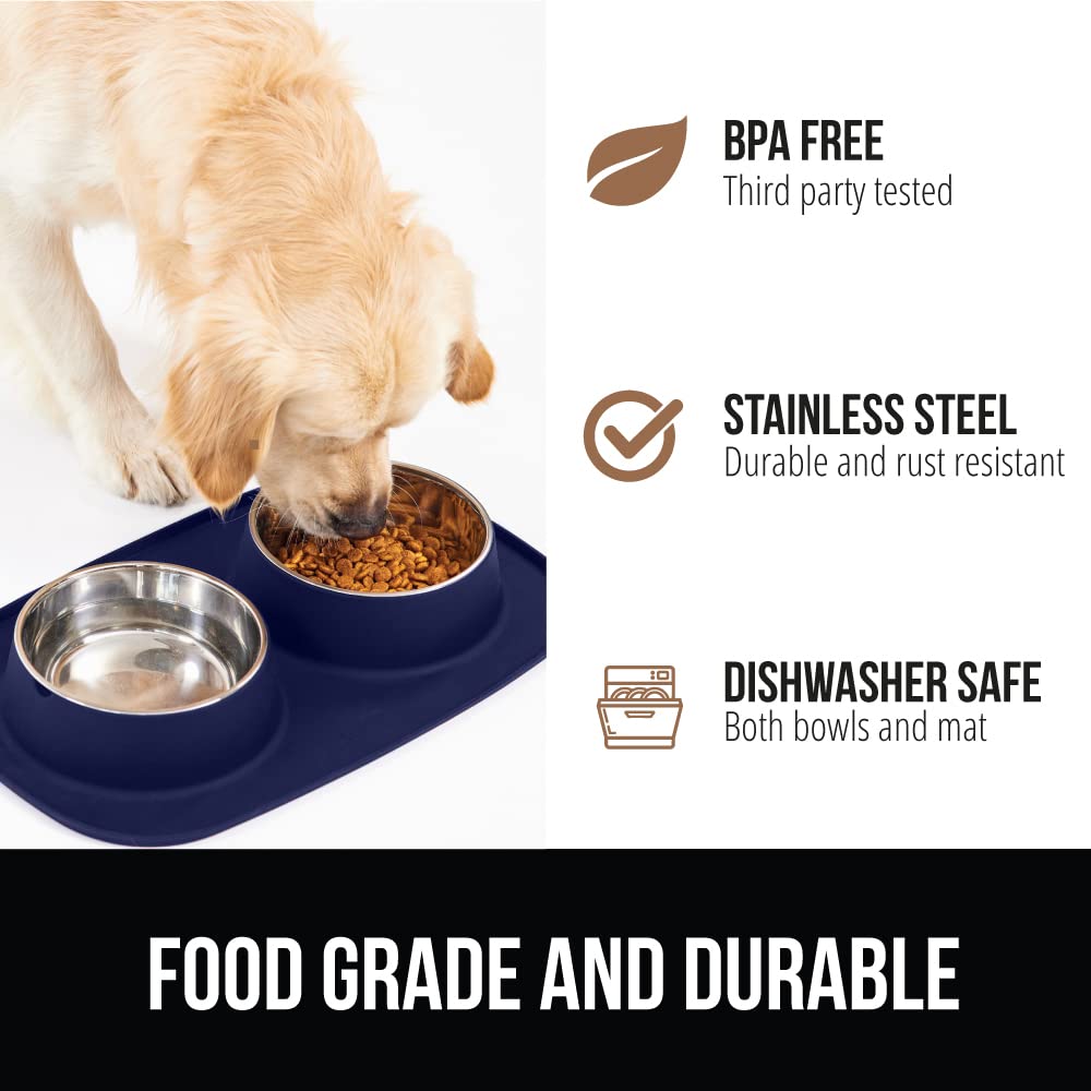 Foto 6 pulgar | Cuencos para Mascotas Gorilla Grip 100% Impermeables de Silicona sin BPA - Venta Internacional
