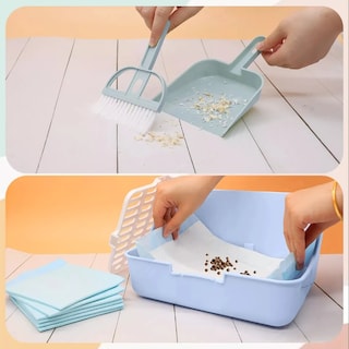 Foto 3 | Entrenador Lab.g De Caja Conejos Cobayas Kit De Alimentación Heno Azul