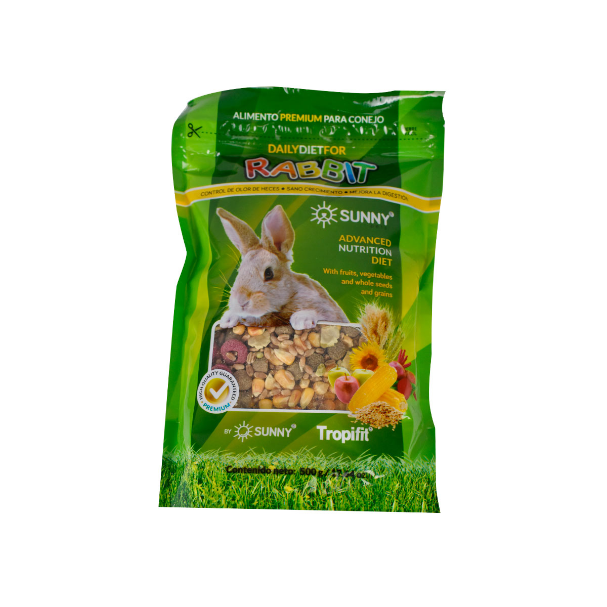 Foto 2 pulgar | Alimento Premium para Conejo Tropifit Sunny Semillas 500g 2 Paquetes