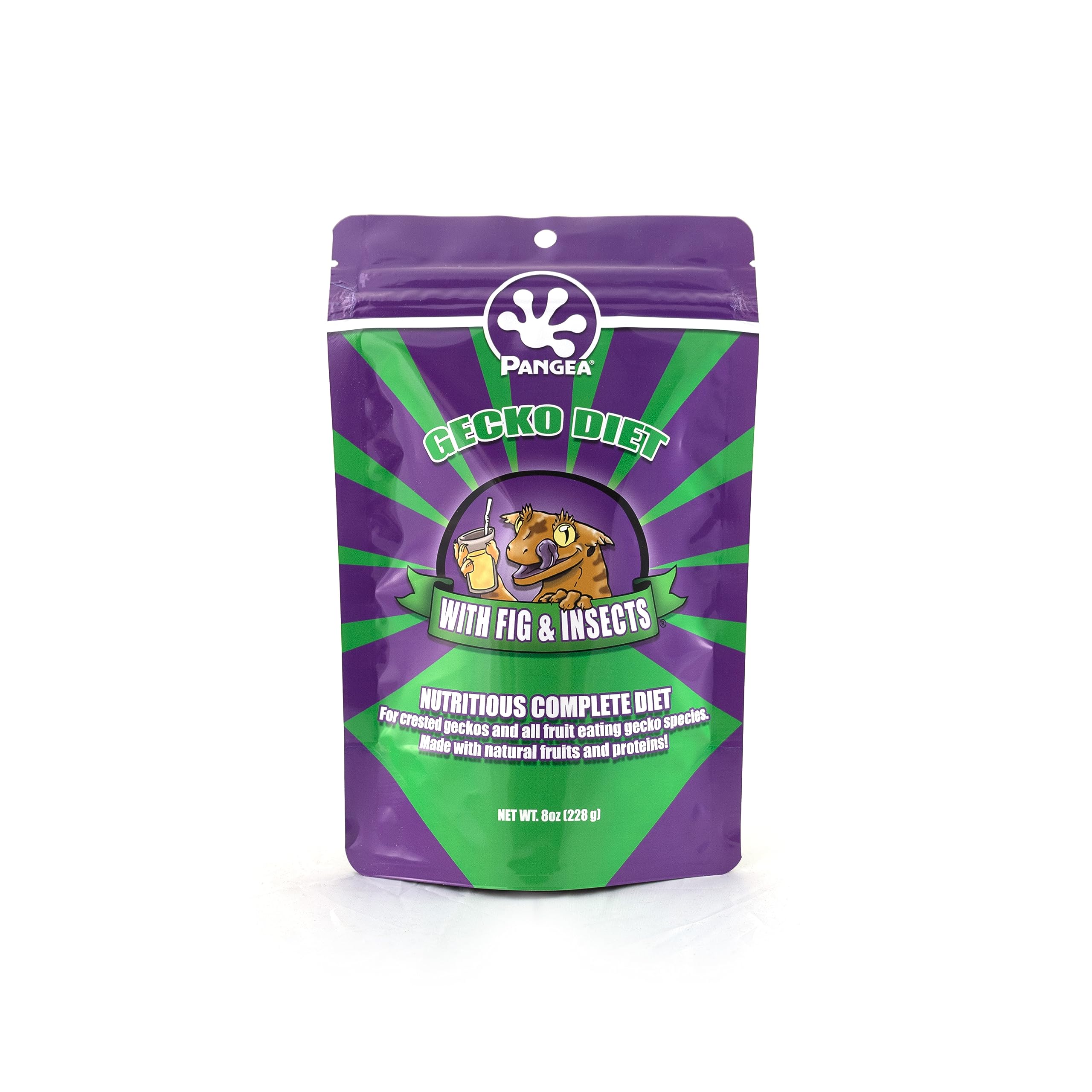 Foto 2 pulgar | Mezcla De Frutas Gecko Diet Pangea Con Higos E Insectos Con Cresta, 240 Ml - Venta Internacional.