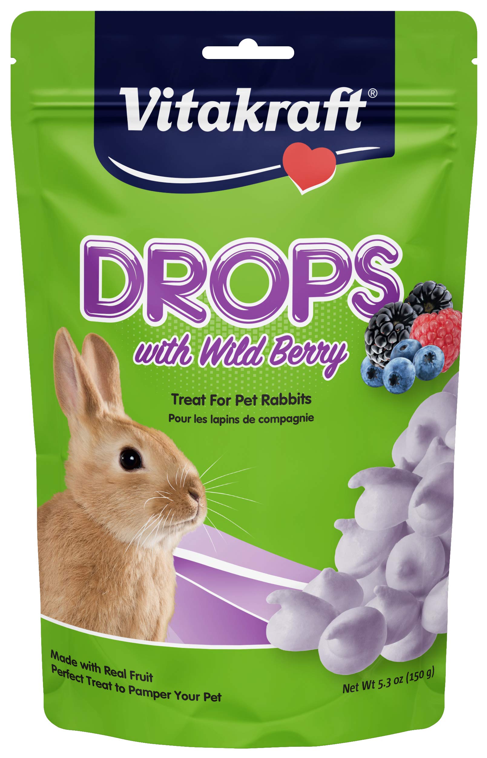 Foto 2 pulgar | Rabbit Treat Vitakraft Drops, Yogur De Bayas Silvestres, 150 Ml - Venta Internacional.
