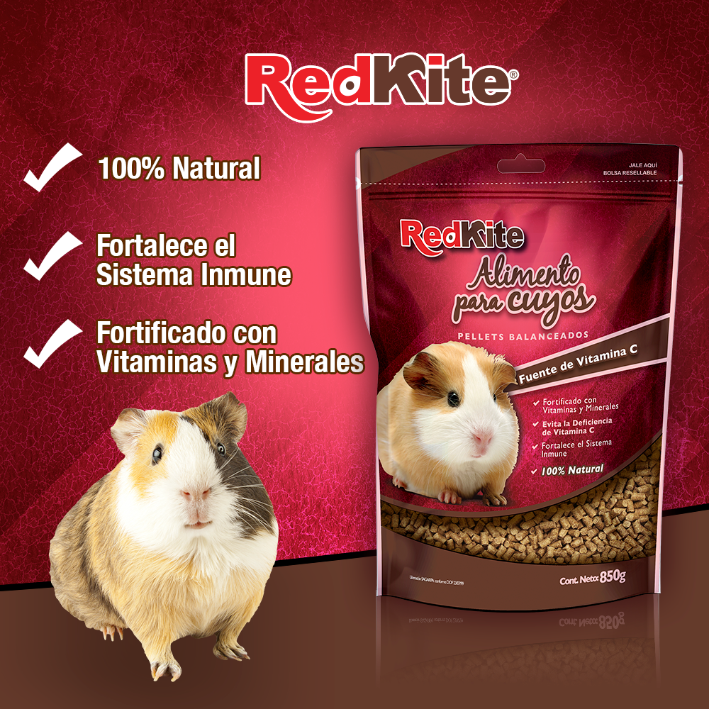 Foto 4 pulgar | Redkite Alimento Para Cuyo Con 850 Gramos