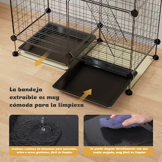 Foto 4 | Corral Para Mascotas 3pisos Con Puerta Eo Safe Imports Esi-14502 Negro