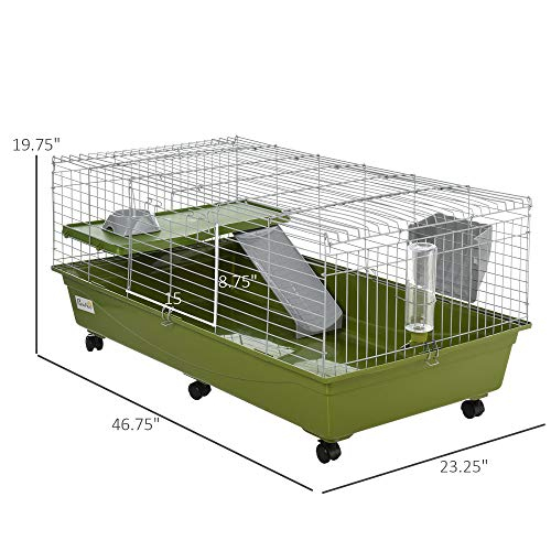 Foto 3 | Jaula Para Animales Pequeños Pawhut 47 Chinchilla, Conejillo De Indias Y Hurón - Venta Internacional.