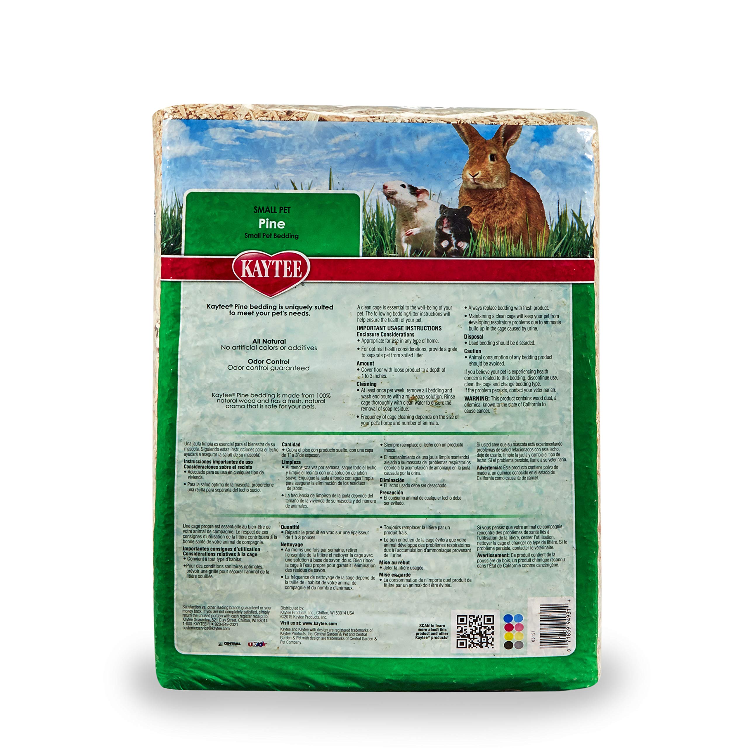 Foto 3 pulgar | Ropa De Cama Kaytee Small Animal Pine 52,4 L Para Conejillos De Indias - Venta Internacional.