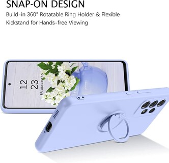 Foto 2 | Funda FUNBU 2022 color Púrpura para Samsung A33 5G más Mica de Cristal Templado