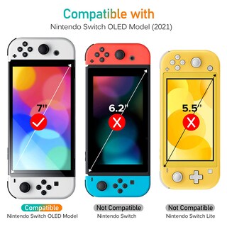 Foto 2 | Protector De Pantalla Ivoler De Cristal Templado Oled Para Nintendo Switch - Venta Internacional.