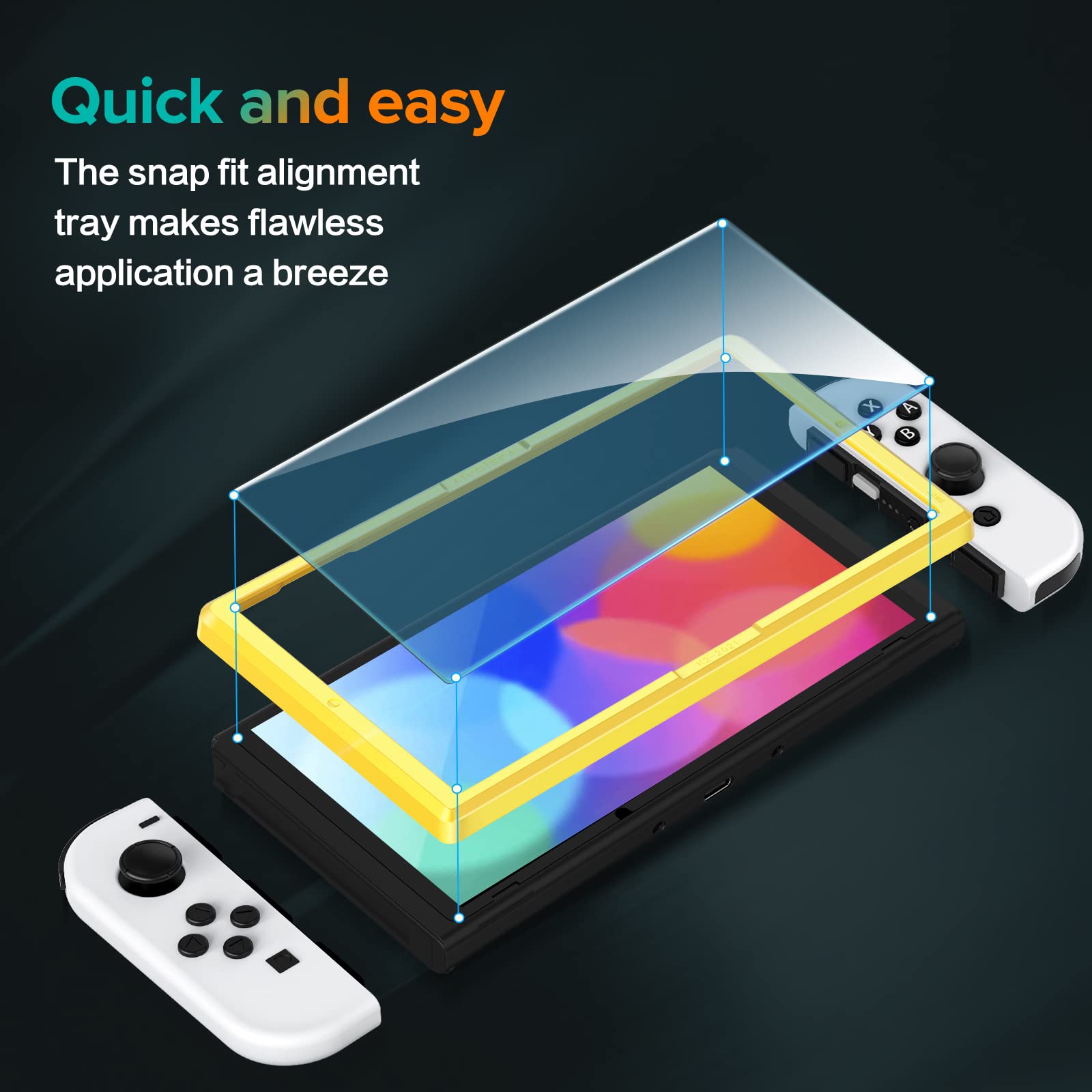 Foto 5 pulgar | Protector De Pantalla Ivoler De Cristal Templado Oled Para Nintendo Switch - Venta Internacional.