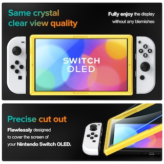 Foto 5 | Protector De Pantalla Ivoler De Cristal Templado Oled Para Nintendo Switch - Venta Internacional.