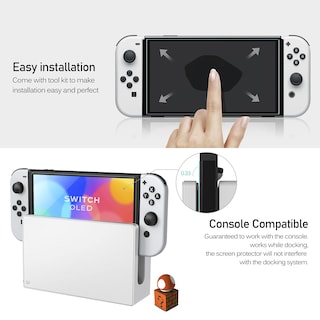 Foto 6 | Protector De Pantalla Ivoler De Cristal Templado Oled Para Nintendo Switch - Venta Internacional.