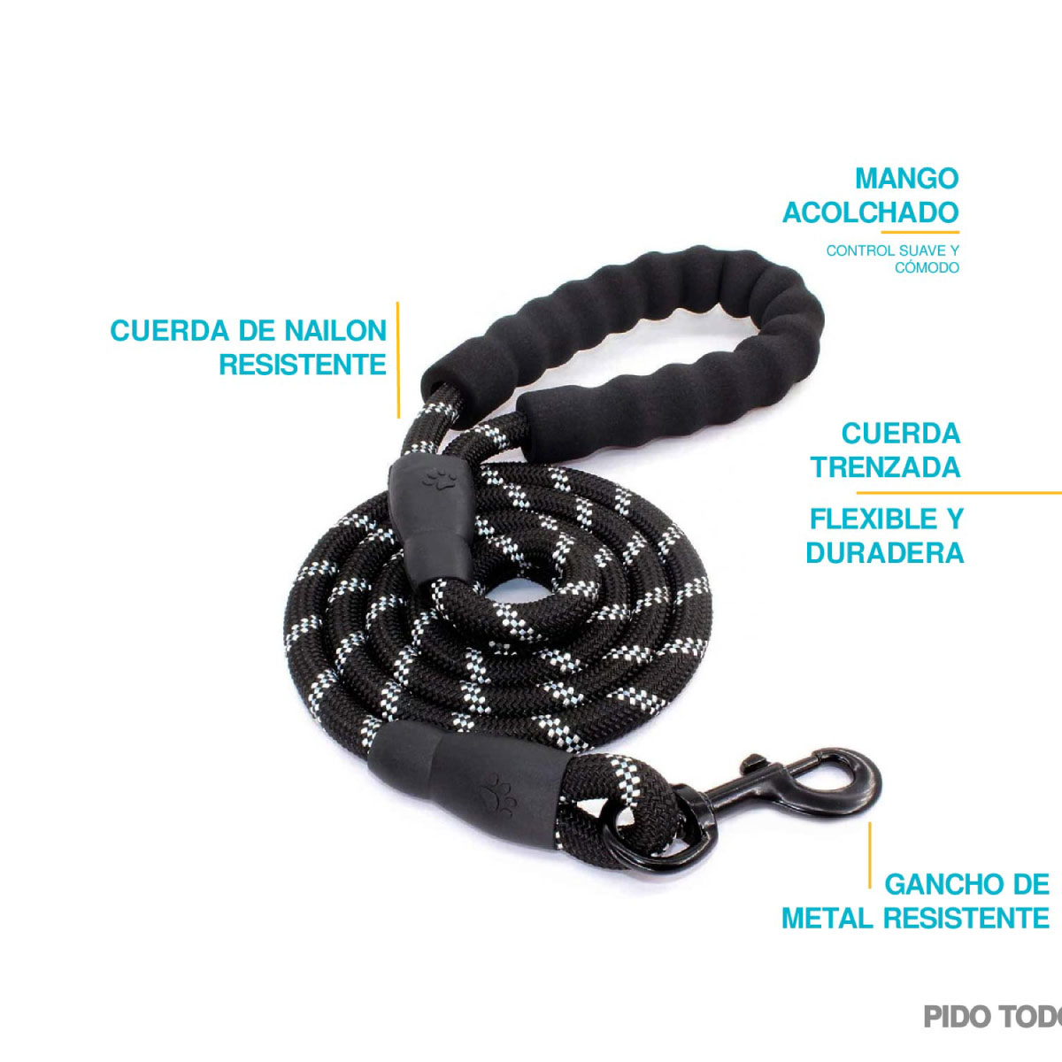 Foto 6 pulgar | Pechera con Correa Poli Pets Talla M 54-67cm