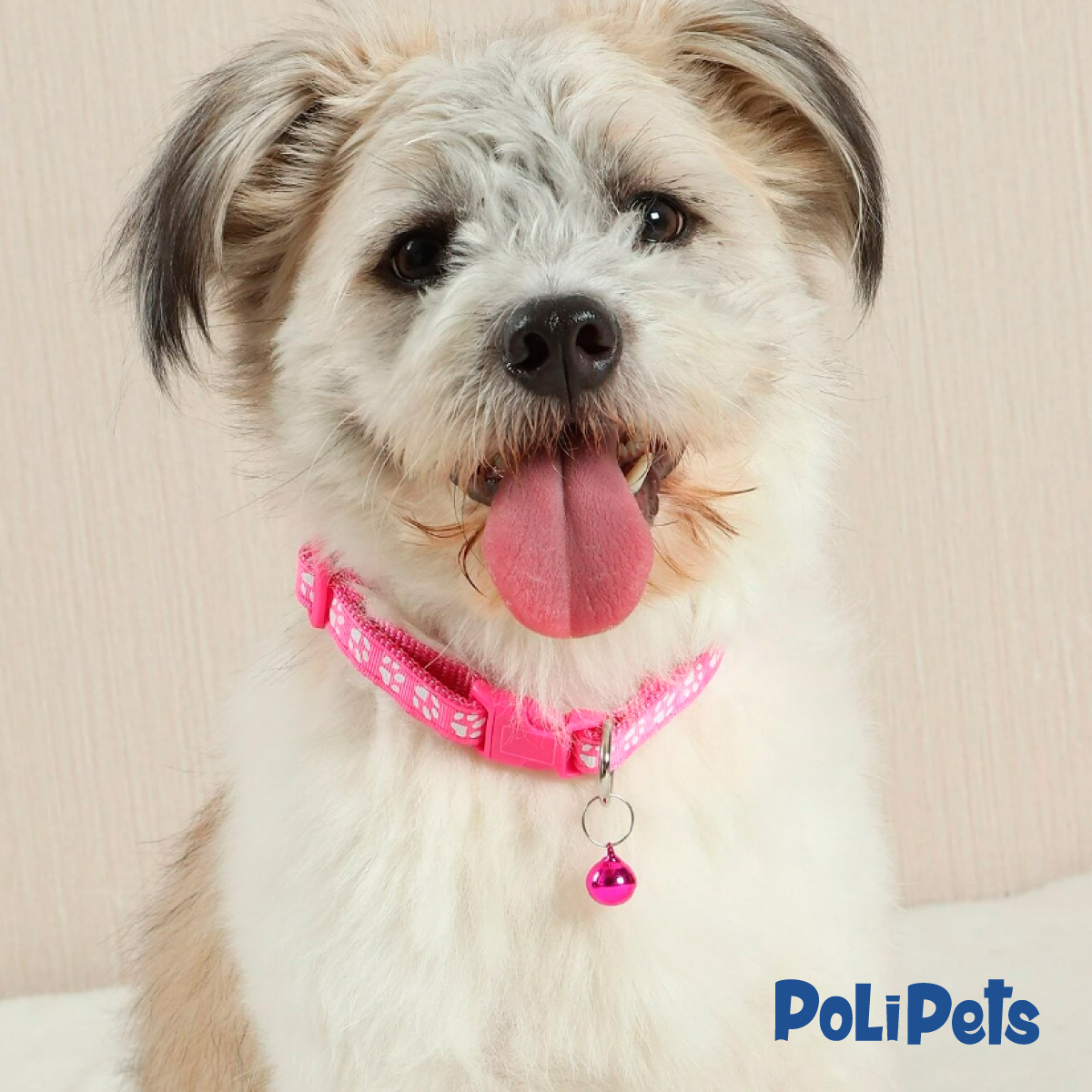 Foto 4 pulgar | Collar Poli Pets para Raza Pequeña Con Campana