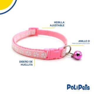 Foto 4 | Collar Poli Pets para Raza Pequeña Con Campana