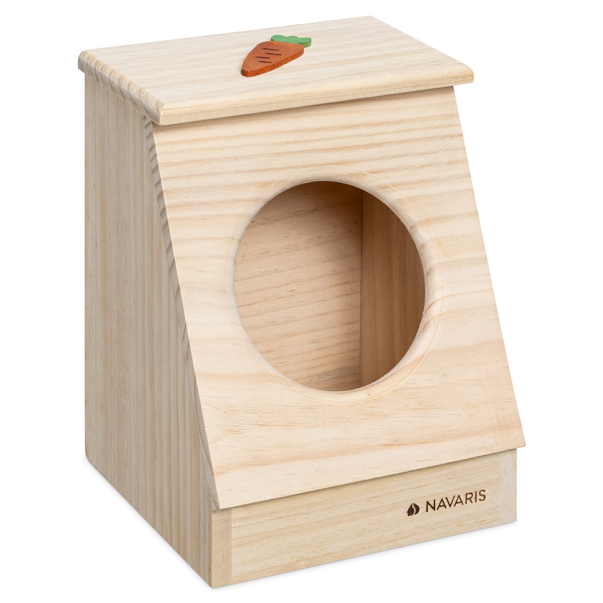 Foto 2 pulgar | Comedero De Heno Navaris Para Mascotas Pequeñas Y Medianas, Madera De Conejo - Venta Internacional.