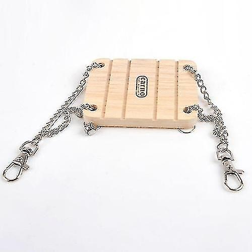 Columpio De Madera Con Campana Para Hámster Huoguo - Venta Internacional.