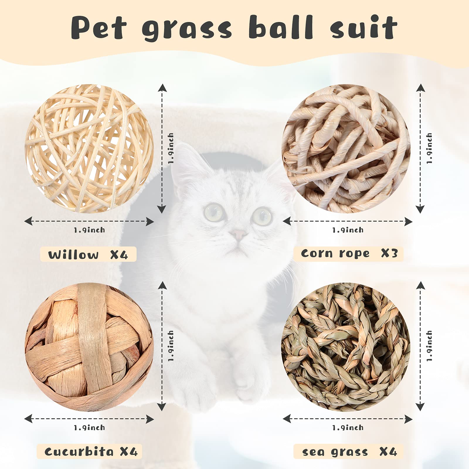 Foto 8 pulgar | Set De Bolas Masticables Skylety Para Animales Pequeños (15 Piezas) - Venta Internacional.