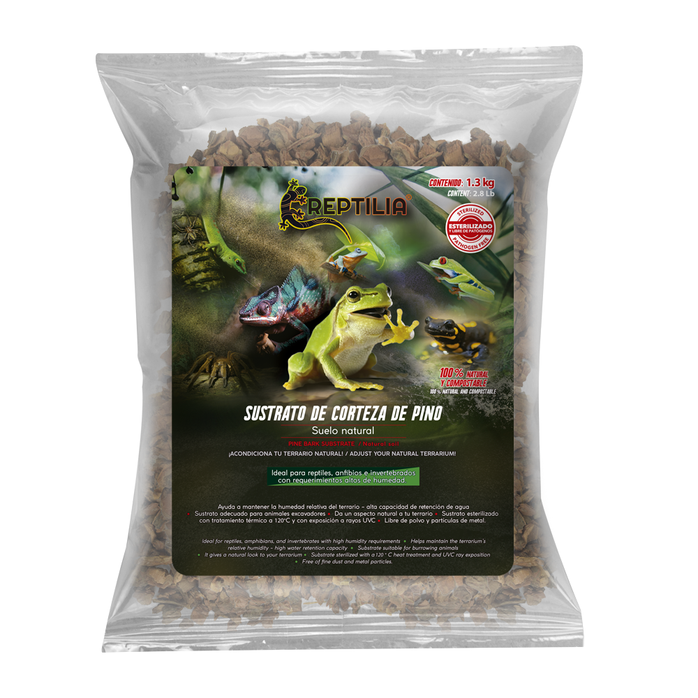 Foto 1 | Sustrato de Corteza de Pino Reptilia 1.3 kg