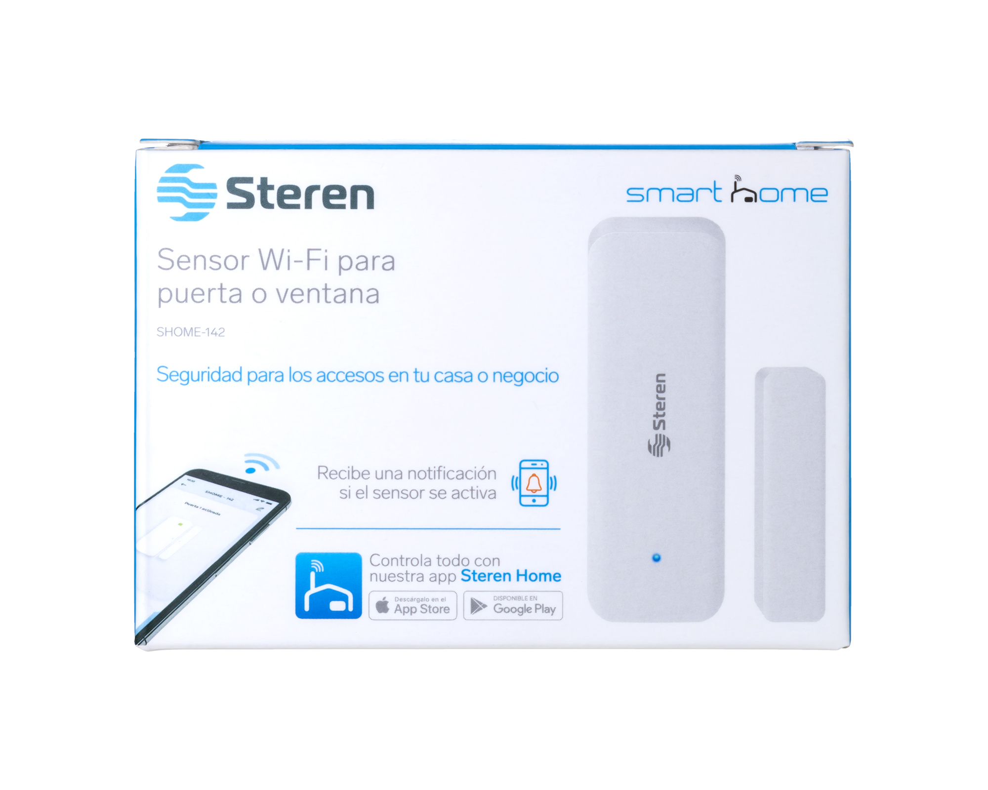 Foto 4 pulgar | Sensor Wi-fi para Puerta o Ventana Steren color Blanco