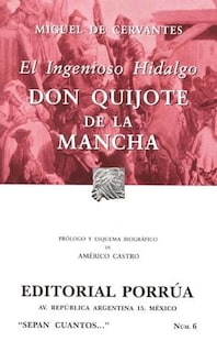 Foto 1 | El Ingenioso Hidalgo Don Quijote De La Mancha De Miguel De Cervantes Saavedra