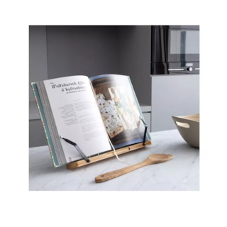 Foto 4 | Soporte De Lectura Para Tablet, Estantería De Bambú Marron Claro