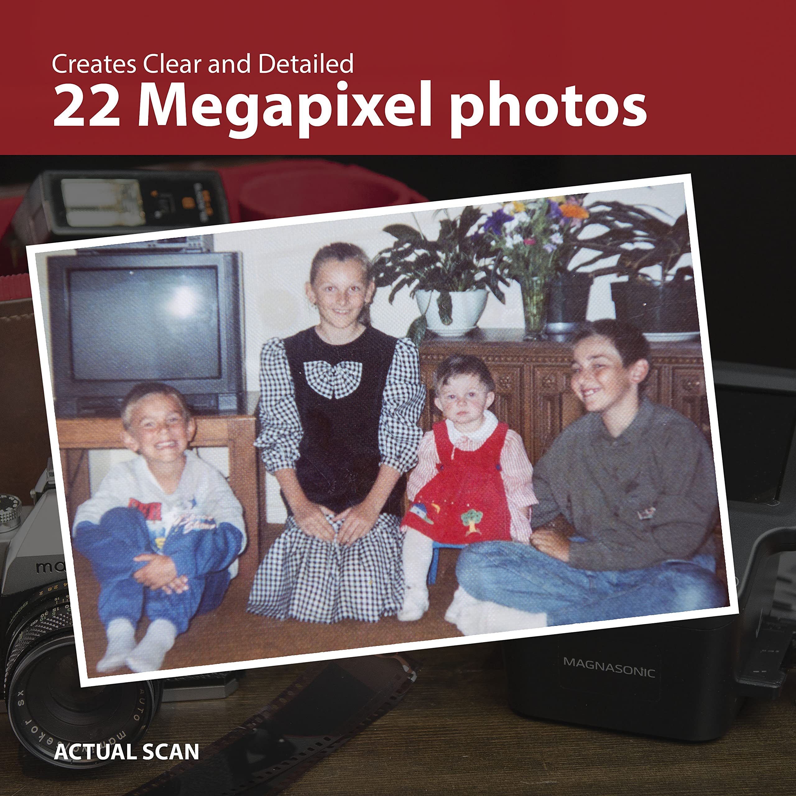 Foto 5 | Escáner De Película Magnasonic All-in-one De 24 Mp Con Pantalla Hdmi De 5 Pulgadas - Venta Internacional.